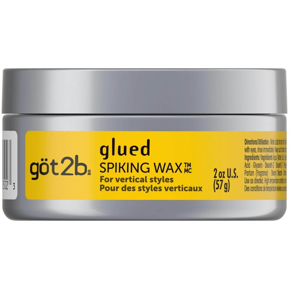 Got2b Glued Spiking Hair Wax‎ Gel Vertical Styles Strong Holding Power 2 oz. NEW